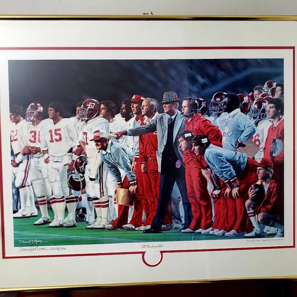 Daniel Moore Artist Other - Alabama SEC Collectible vintage Daniel Moore limited edition print